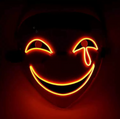 LED Light Up Neon Mask for Halloween & Parties (Custom Designs Available) - Wholesale EL Wire Face Masks